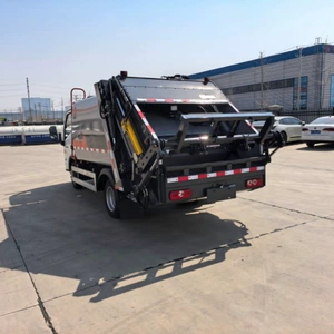 Rear-loading compression garbage truck, two-way compression technology, high filling rate, reduces transportation frequency, lowers costs