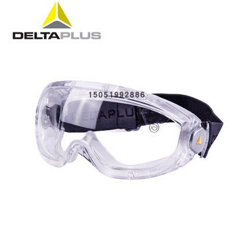 代尔塔101130防护眼罩骑行防护防雾防尘防风沙运动可配近视镜