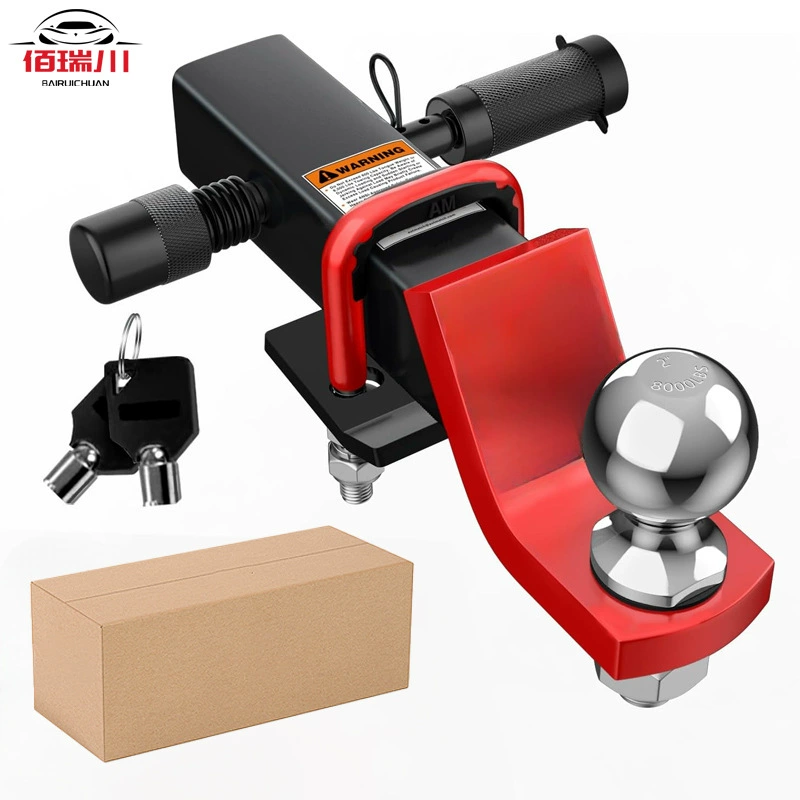 Шаровое крепление для прицепа, адаптер для фаркопа с креплением, грузоподъемность 8000 фунтов, регулируемое, сверхмощное, тип 2inch