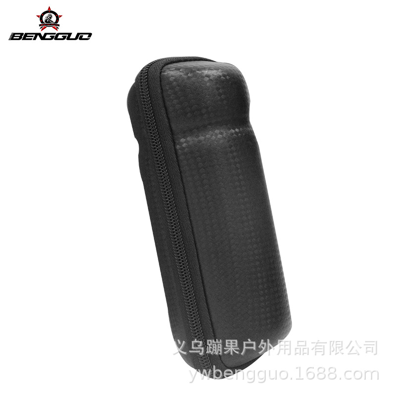 Mountain Bike Bicycle Water Kettle Rack Carbon Pattern Hard Shell Bicycle Bag Portable Riding Equipment Maintenance