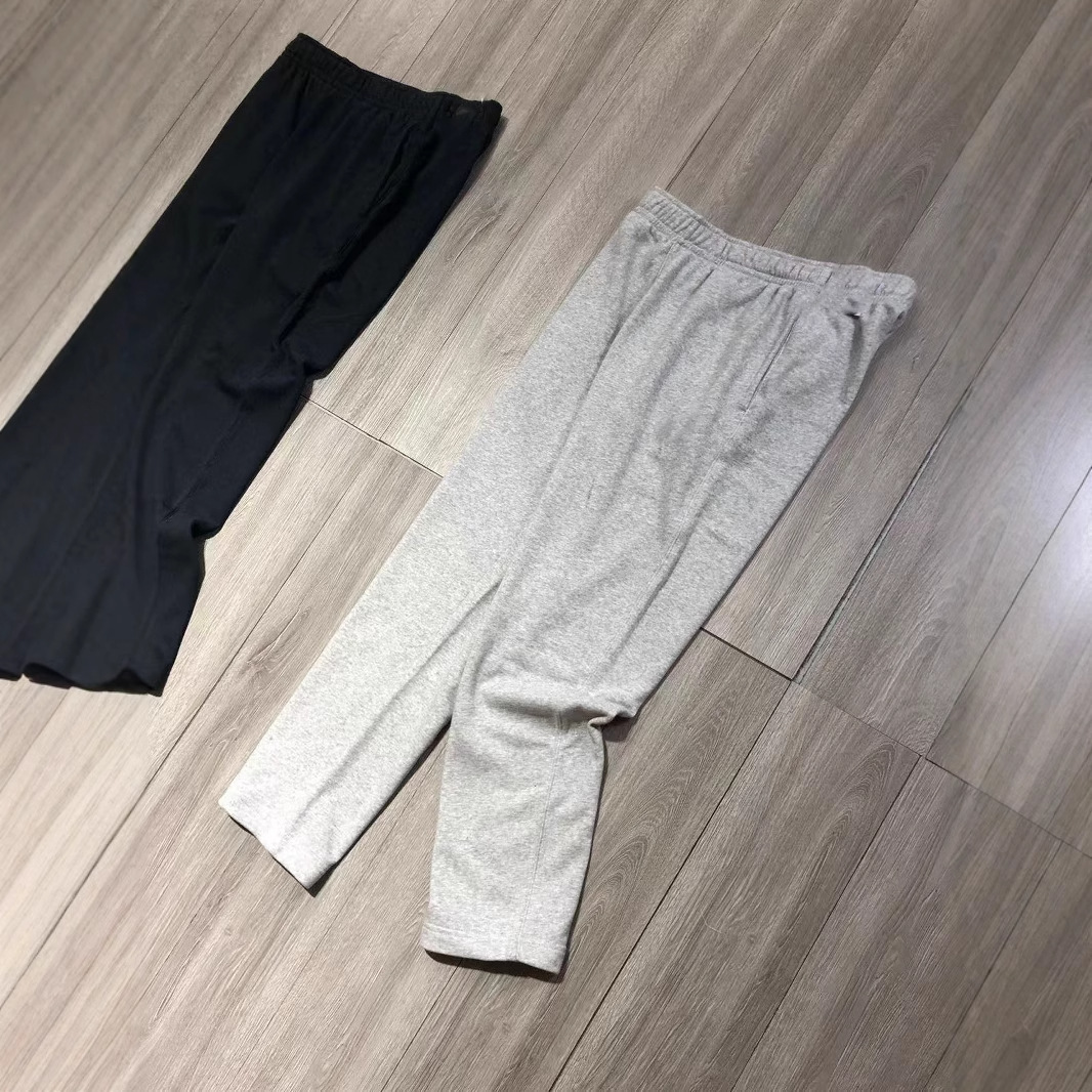 24SS deportivo casual pantalones recto entrenamiento de carreras de punto pantalones deportivos para hombres 714