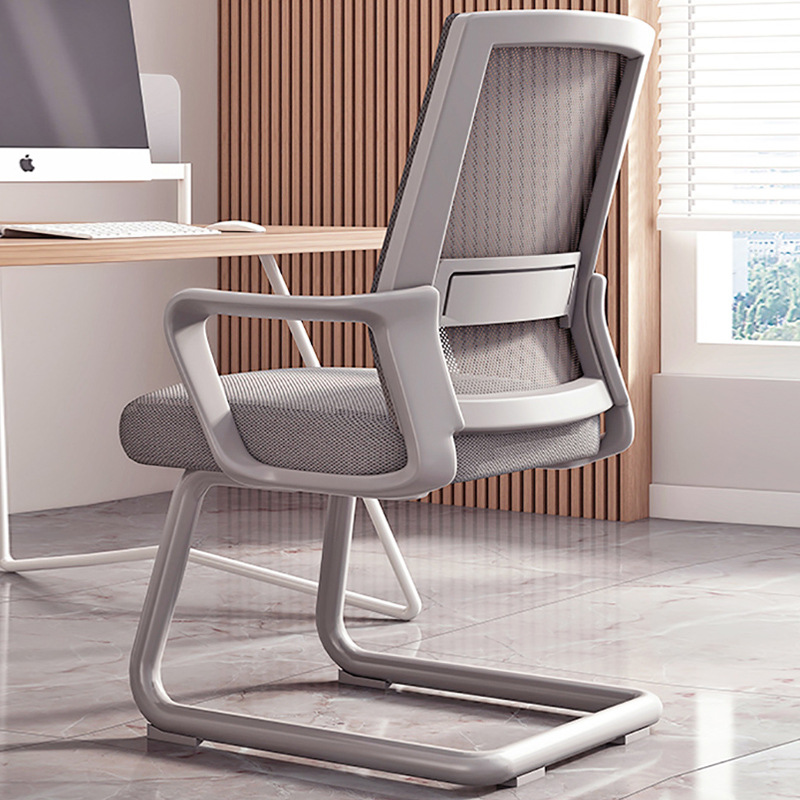 Silla de oficina cómoda silla de conferencia Silla de computadora en casa Silla de respaldo cómoda larga sentada aprendizaje arco asiento de oficina