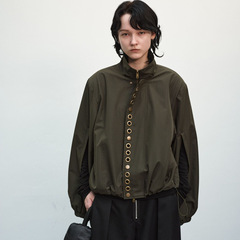 十三行R13美式复古cleanfit多排纽扣棒球服夹克外套25AW