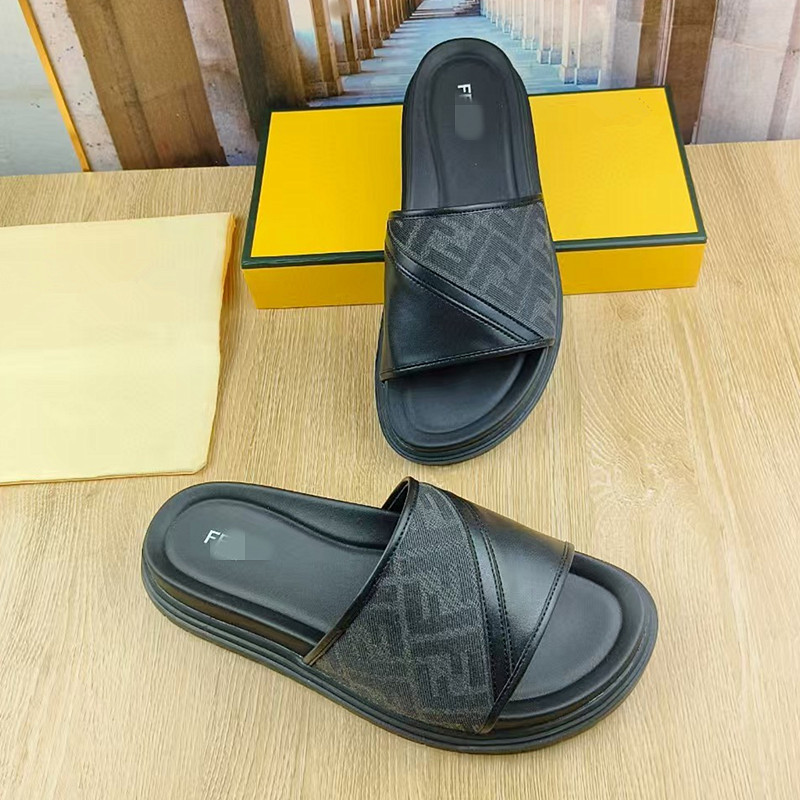 Zapatillas de hombre de suela gruesa FD Camboya Vietnam Singapur 2025 Summer FF Alfabeto jacquard presbiterio costura de una palabra