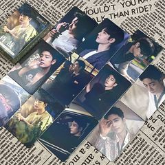 Xiao Zhan Laser Mini Card 55 Pictures Photobook Album Gift Polaroid Flash Card High Definition Gift LOMO Card Fan Merchandise