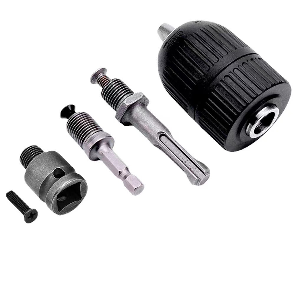 电锤转换夹头2-13MM 钻夹头 电钻手紧式夹头 电动扳手转接头