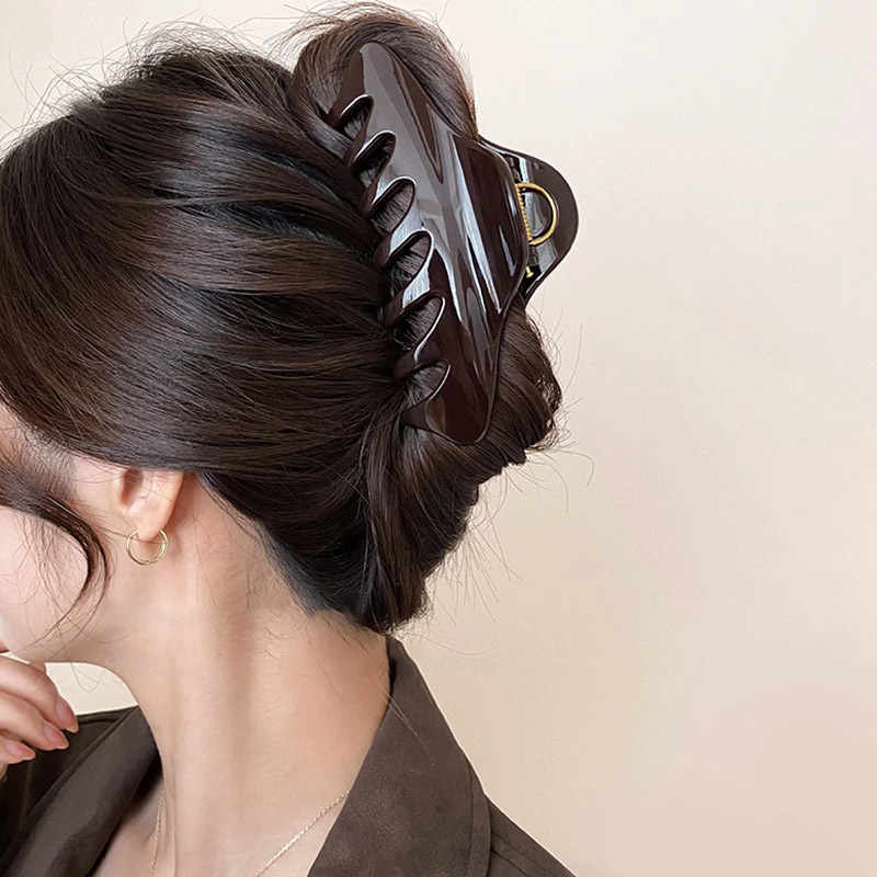U-shaped spring brown large