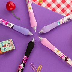 One-Tree Lin 01302 Heartbeat Collector Fat Pen High-Appearance Sponge Pen Grip Push Action Neutral Pen ST Head 0.5mm