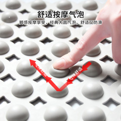 Bathroom Anti-Slip Mat Shower Room Bath Home Mat Bathroom Waterproof Soft Cushion Bathtub Toilet Massage Foot Mat