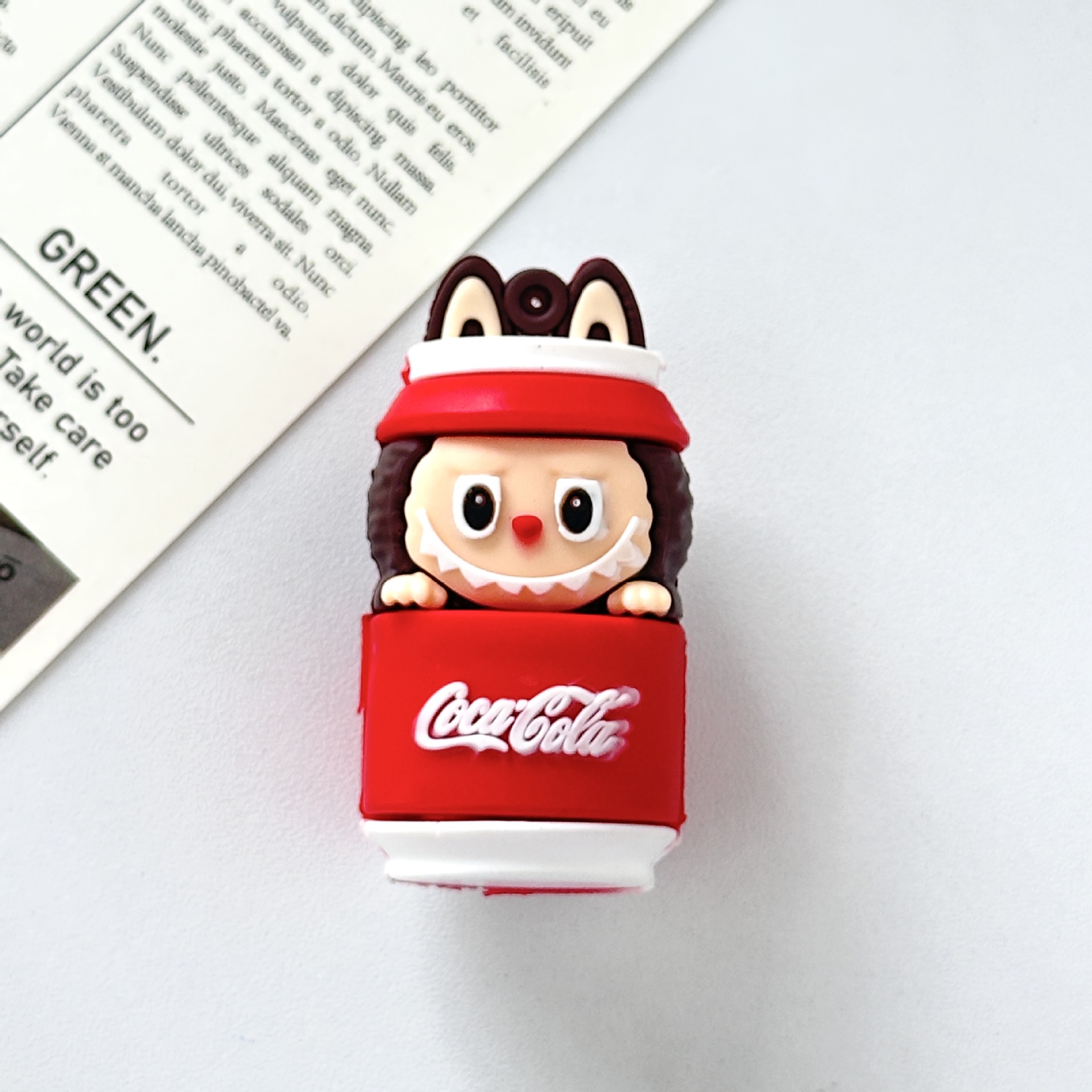 クリエイティブコーララブ冷蔵庫マグネットソフト接着剤トレンディなおもちゃ人形漫画ホールボードマグネット装飾磁気ステッカー