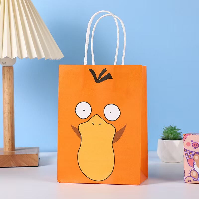 国境を越えた新しいスタイルのハンドバッグ、漫画のギフトバッグ、アニメのクリエイティブな動物柄紙袋、アニメ紙袋、ショッピングバッグ卸売|undefined