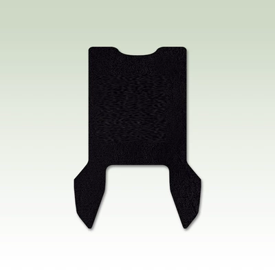 Emma Lingjun FB52ZZ battery electric car foot mat foot mat foot mat pedal mat modified decorative accessories (Electric vehicle foot mat) - pure-black-emma-lingjun-fb52