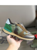 High demi-season camouflage casual footwear, sneakers, sports shoes, with spikes, wide color palette