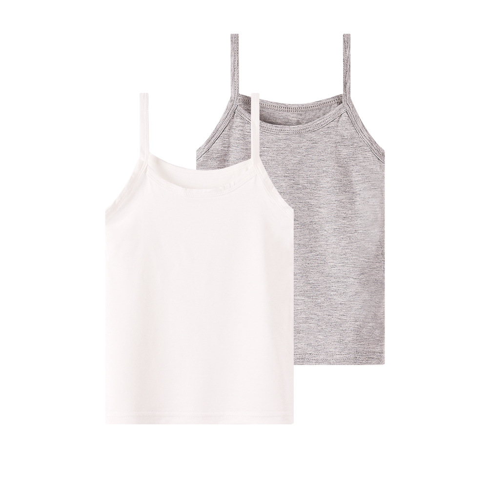 2-pack camisole-white+grey