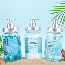 海盐洗发水 护发素改善头痒油海盐香水沐浴露套装外贸现货Shampoo