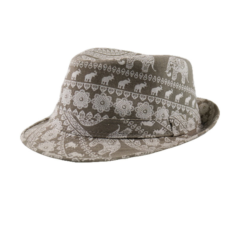 Sombreros de impresión de patrón animal al por mayor estación independiente de comercio exterior moda retro nueva tendencia sombrero equestre al por mayor sombrero de sombra
