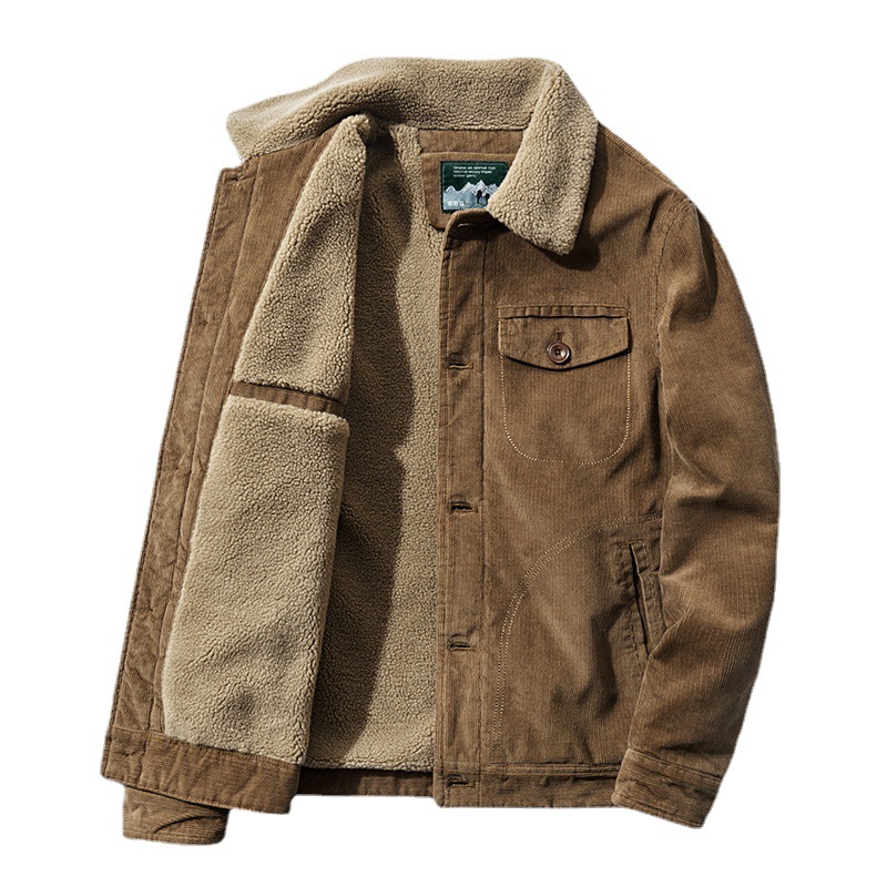 Neue Cord lose Plus Größe Baumwolle mittleren Alters und junge Leute, lässig warme Jacke für Männer_voghion.com