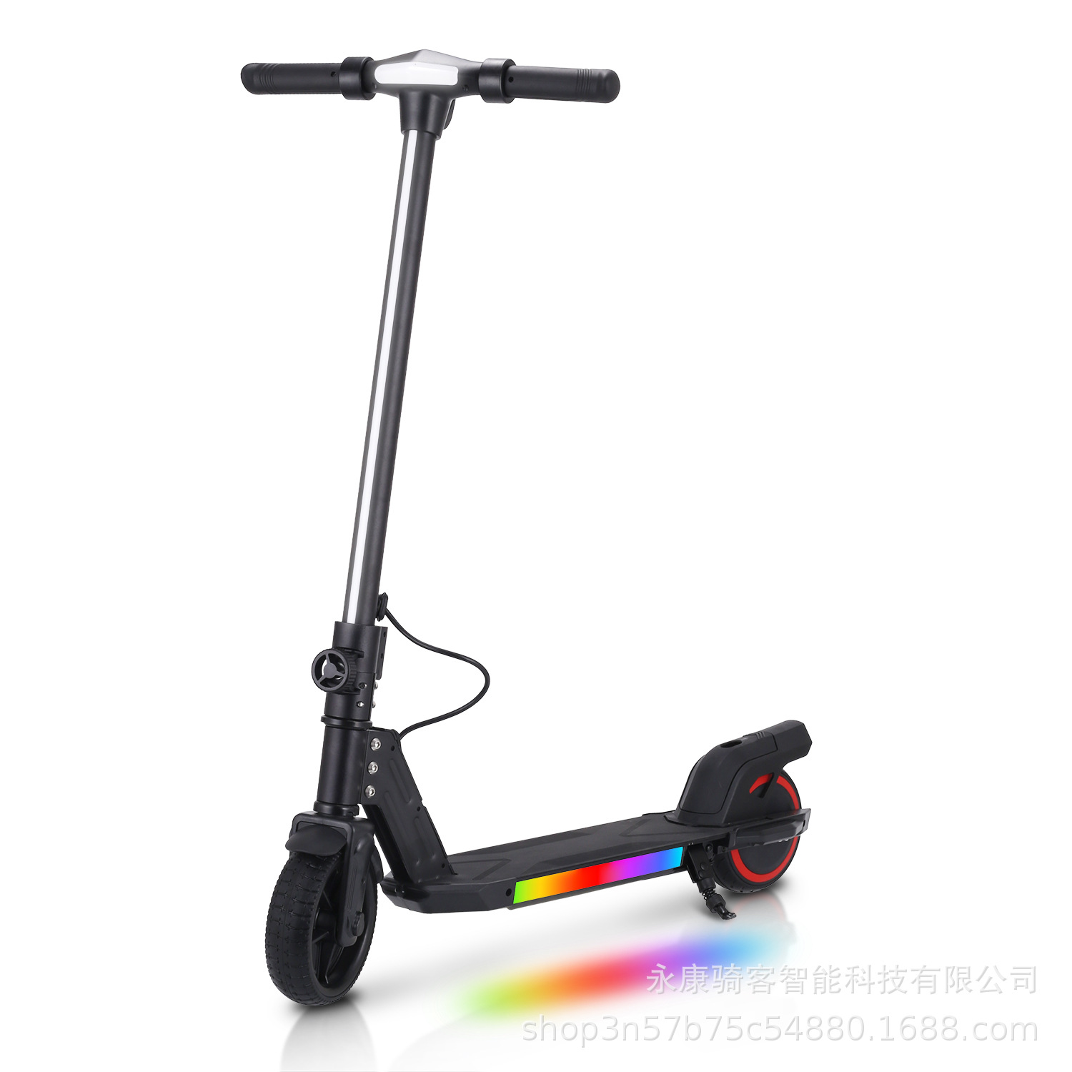Scooter eléctrico para niños plegable de aluminio portátil de dos ruedas scooter de fábrica directa