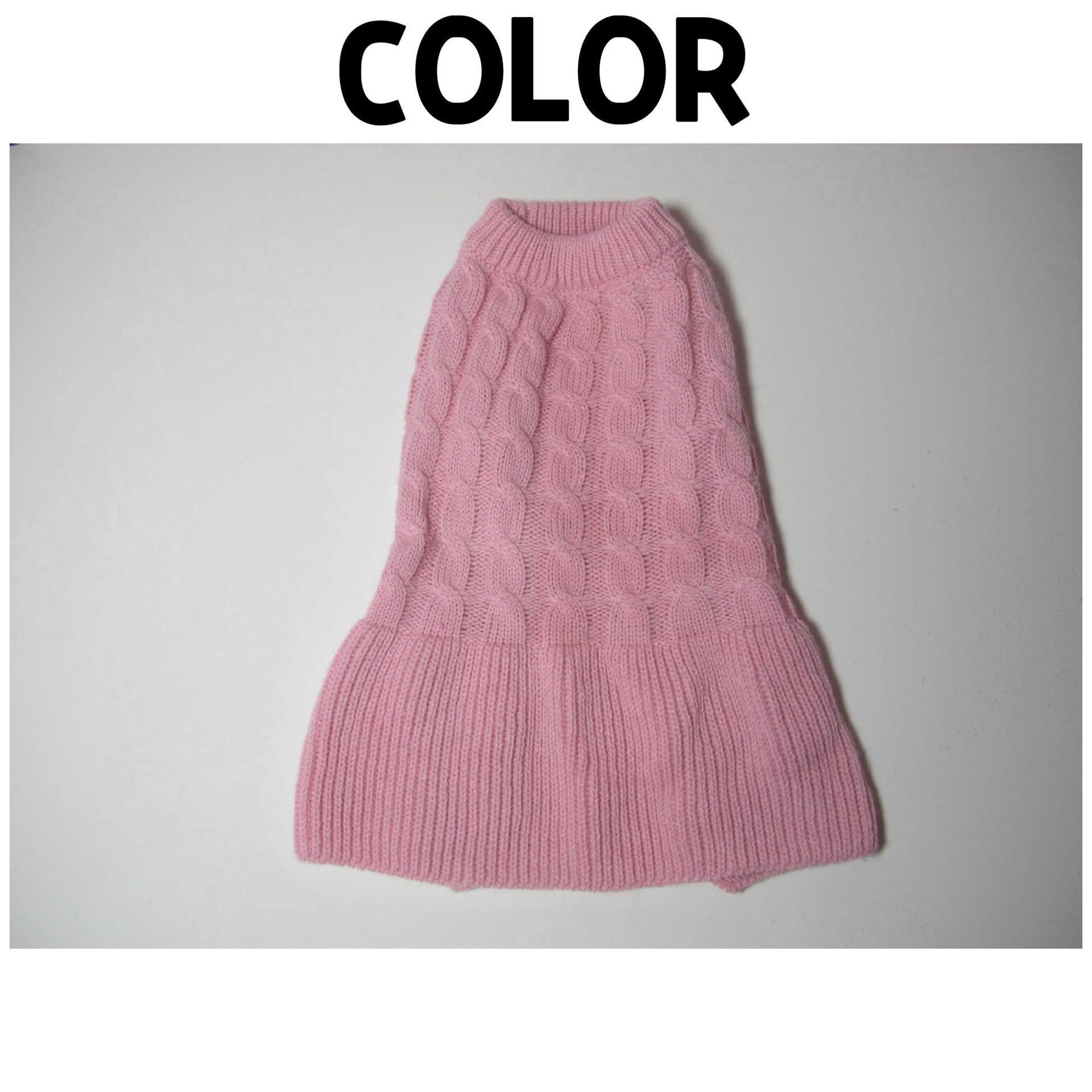 Pull tricoté pour chien, automne et hiver, vêtements torsadés pour animaux de compagnie, petit chien, Teddy Bichon, vêtements chauds, rose, bleu