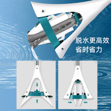 58C1海绵拖把吸水家用一拖净免手洗对折式卫生间挤水胶棉拖