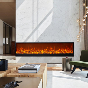 ♔ Customized Electronic Fireplace Flame Decorative Cabinet Heater Home Embedded Fake Fire Tv Wall