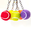 Big tennis pendant with zipper, 3.5cm, Birthday gift, 6 colors