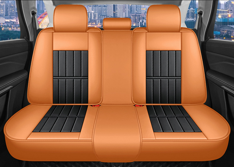 Cross-Border Amazon Foreign Trade Wholesale New All-Inclusive Full-Leather Four-Season Universal Five-Seater All-Inclusive Car Seat Cushion Can Be Vacuumed