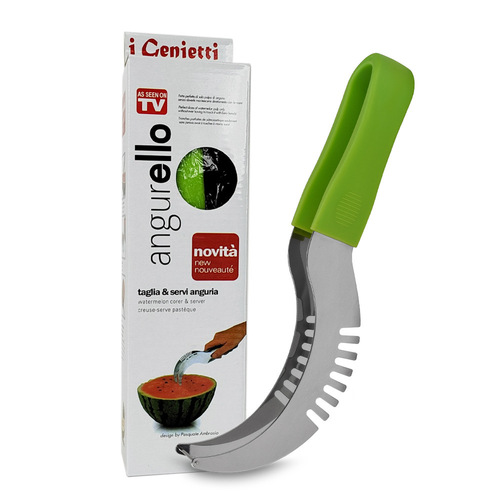 Stainless steel watermelon fruit dicing and dicing divider, cantaloupe cutter, stainless steel melon cutting tool knife