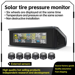 T15-6 Təkər Günəş Şin Təzyiq Monitorinqi Təkmilləşdirilmiş Atmosfer Təzyiqi 9.9Bar 144Psi RV Altı Şin