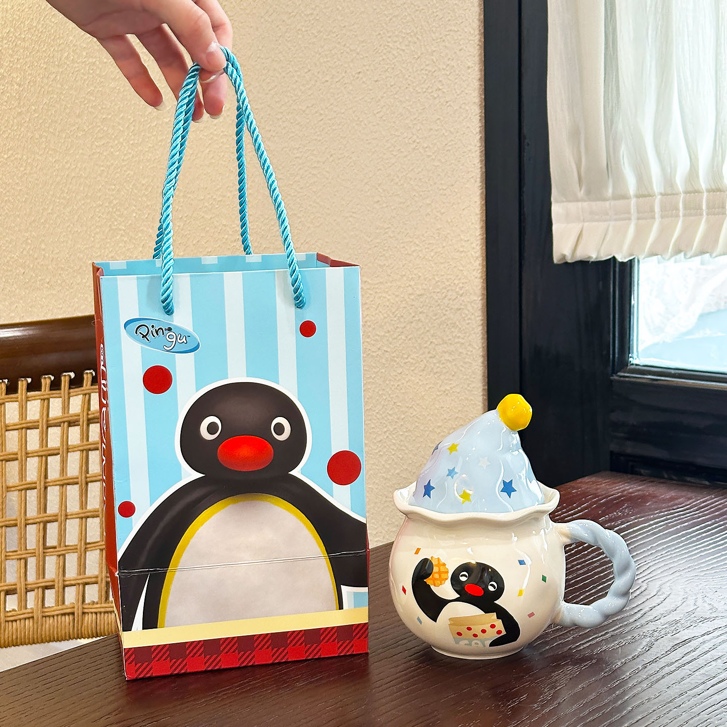 Azul + bolsa de regalo