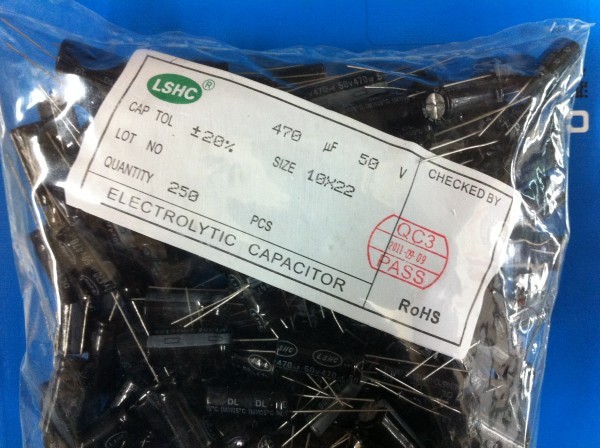 东联盛公司  50V470UF  高品质高质量  10*22+冲双冠~