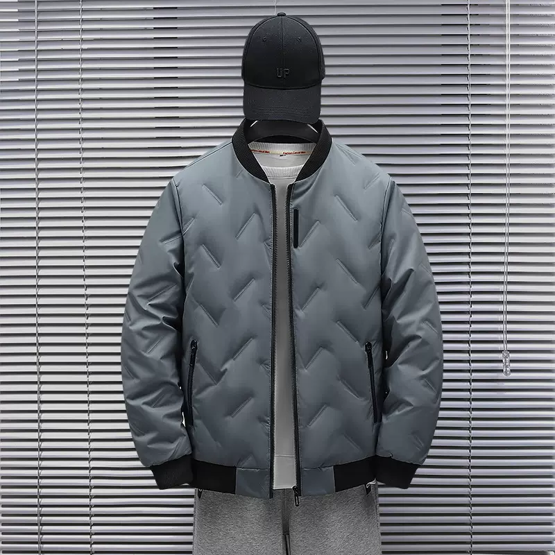 羽绒服男中年爸爸冬装轻商务秋冬季新款休闲时尚棉服男士保暖外套