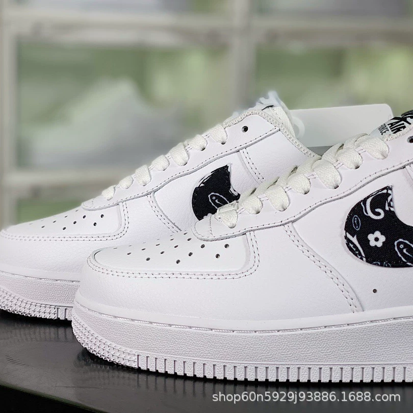 Nike Air Force 1, обувь, черные кроссовки, оптом