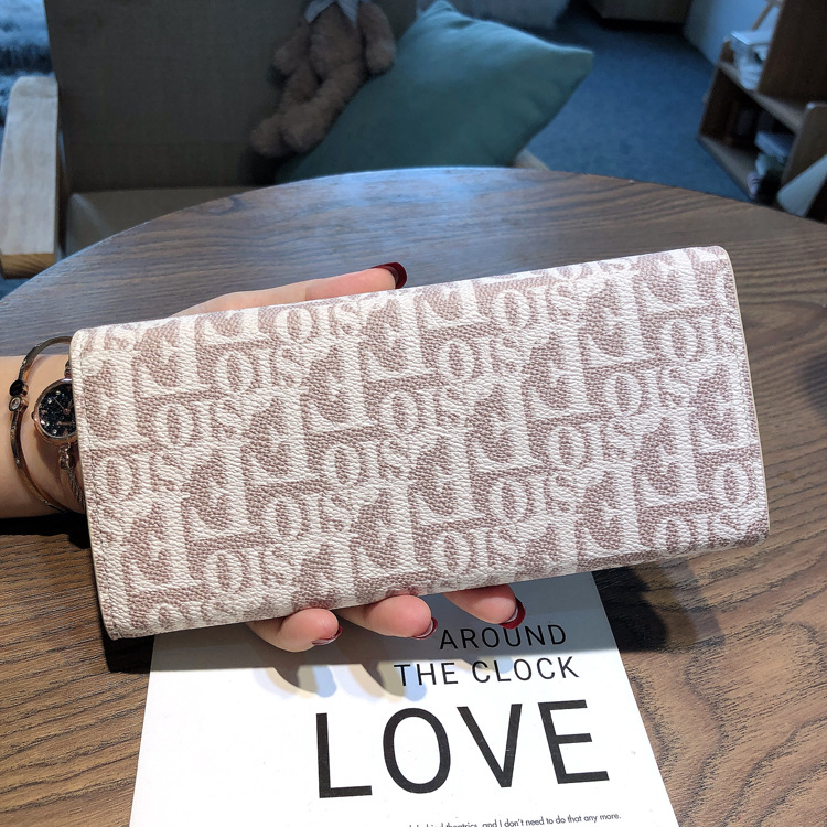 Women's Long Wallet Leather Multi Slot Card Holder Mobile Clutch_voghion.com