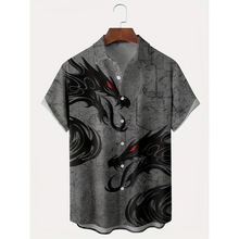 X 32663 3D Printed Plus Size Shirt 3D ӡ�������г����羳