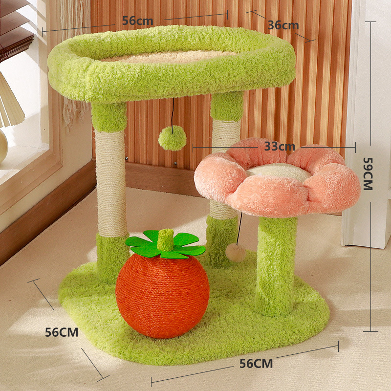 Árbol rascador para gatos grande y extragrande con sisal, multinivel, casa para gatos sencilla que no ocupa espacio, soporte para gatos, venta al por mayor transfronteriza. image 14
