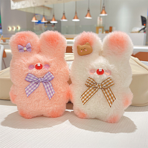 Creative handmade Yaya Rabbit doll pendant plush cartoon doll handmade doll gift keychain jewelry wholesale