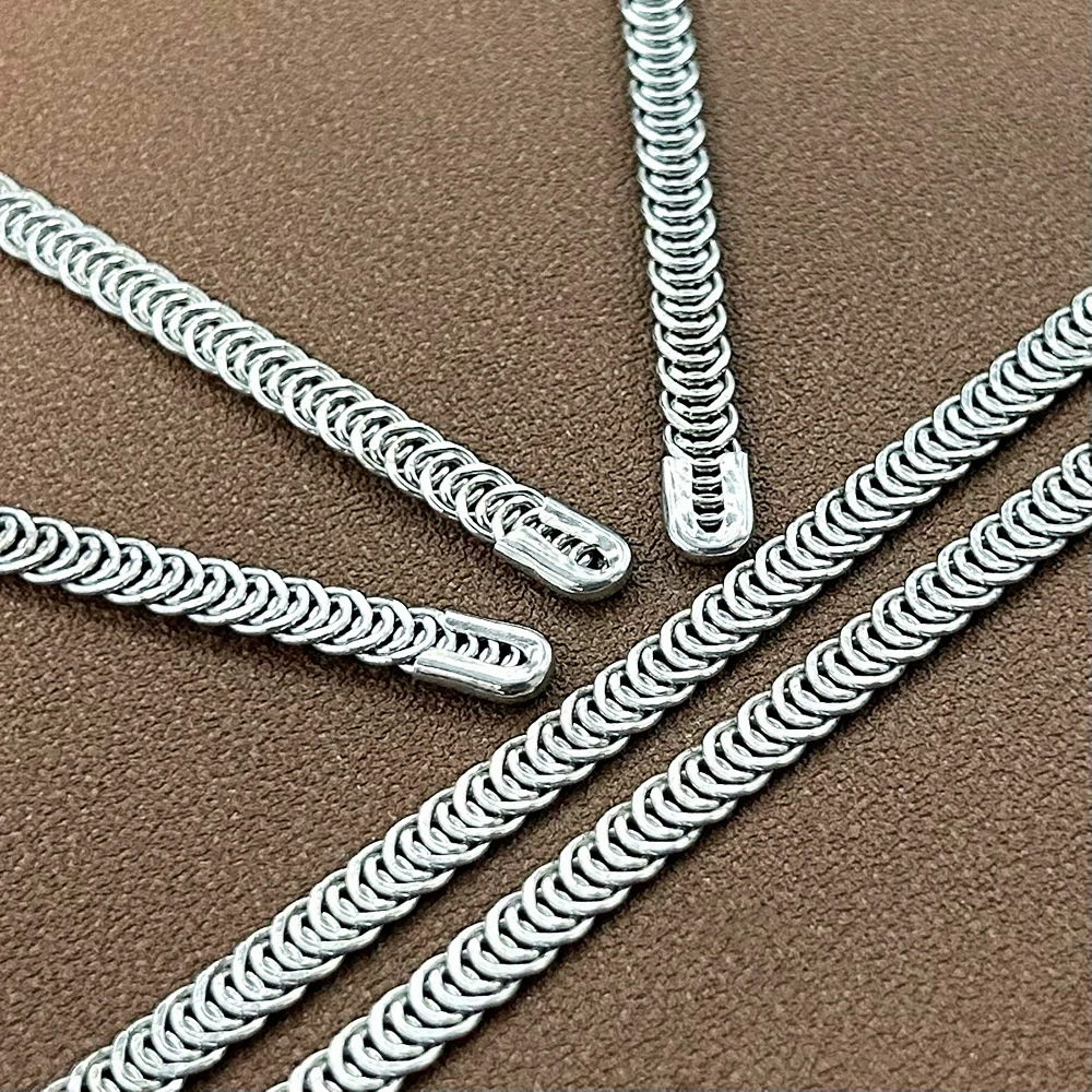 Высокоэластичная 6-мм электрогальванизированная металлическая пружина-«рыбья кость» от производителя для корректирующих брюк, пружинная лента, белая оцинкованная стальная пружина, высококарбоновая стальная пружина-«рыбья кость»