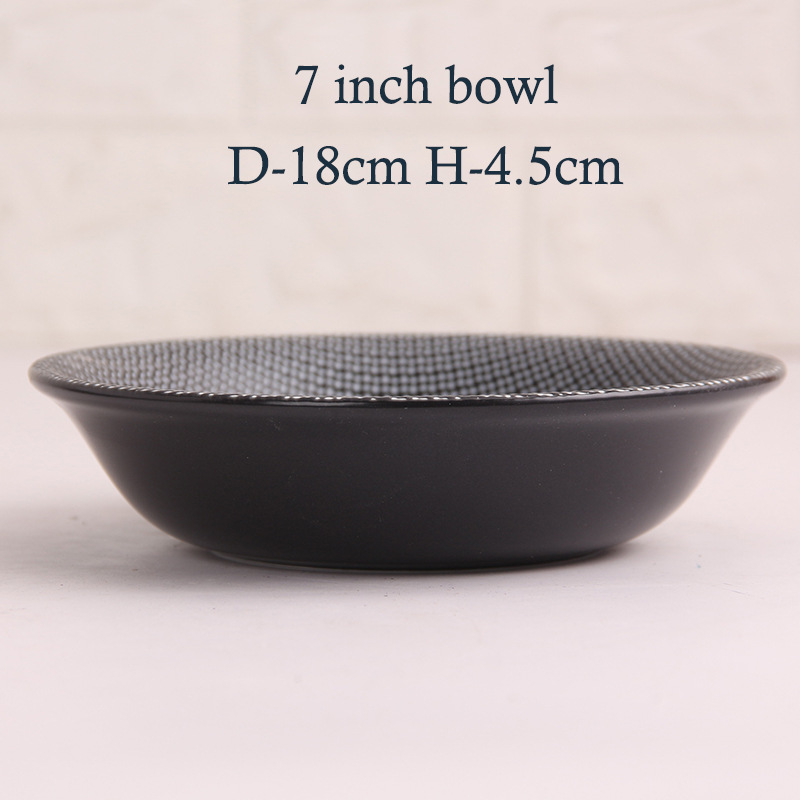 Creativo occidental cerámica vajilla nórdico plato traje