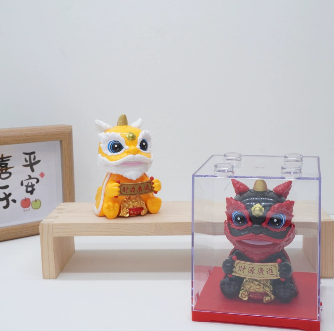 Приграничная жара, пробуждая льва, национальный прилив, лев, китайский ветер, благоприятный танец льва, национальный прилив, домашний автомобиль, украшение, милый подарок на ежегодную встречу