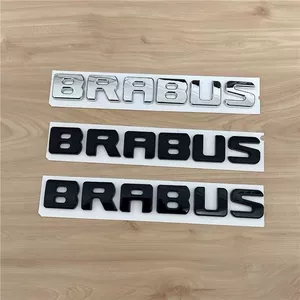 Mercedes-Benz G E C S-Class üçün Barbus hərfləri, qara emblem, avtomobil loqosu