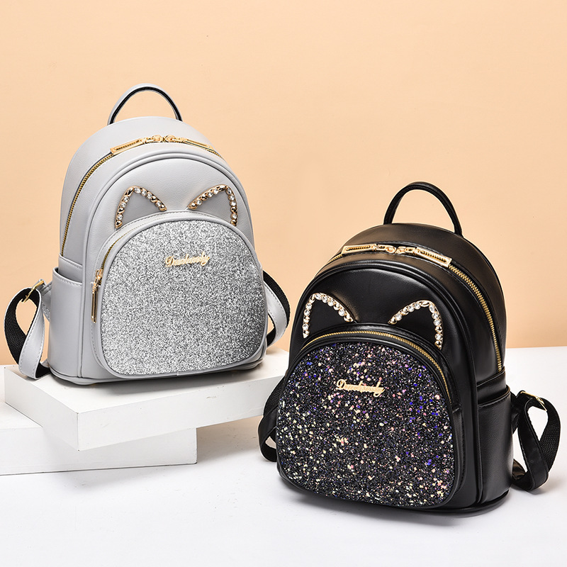 [Bolso de mujer] 2025 nuevo estilo en la universidad mochila encantadora mochila de alta capacidad mochila de moda