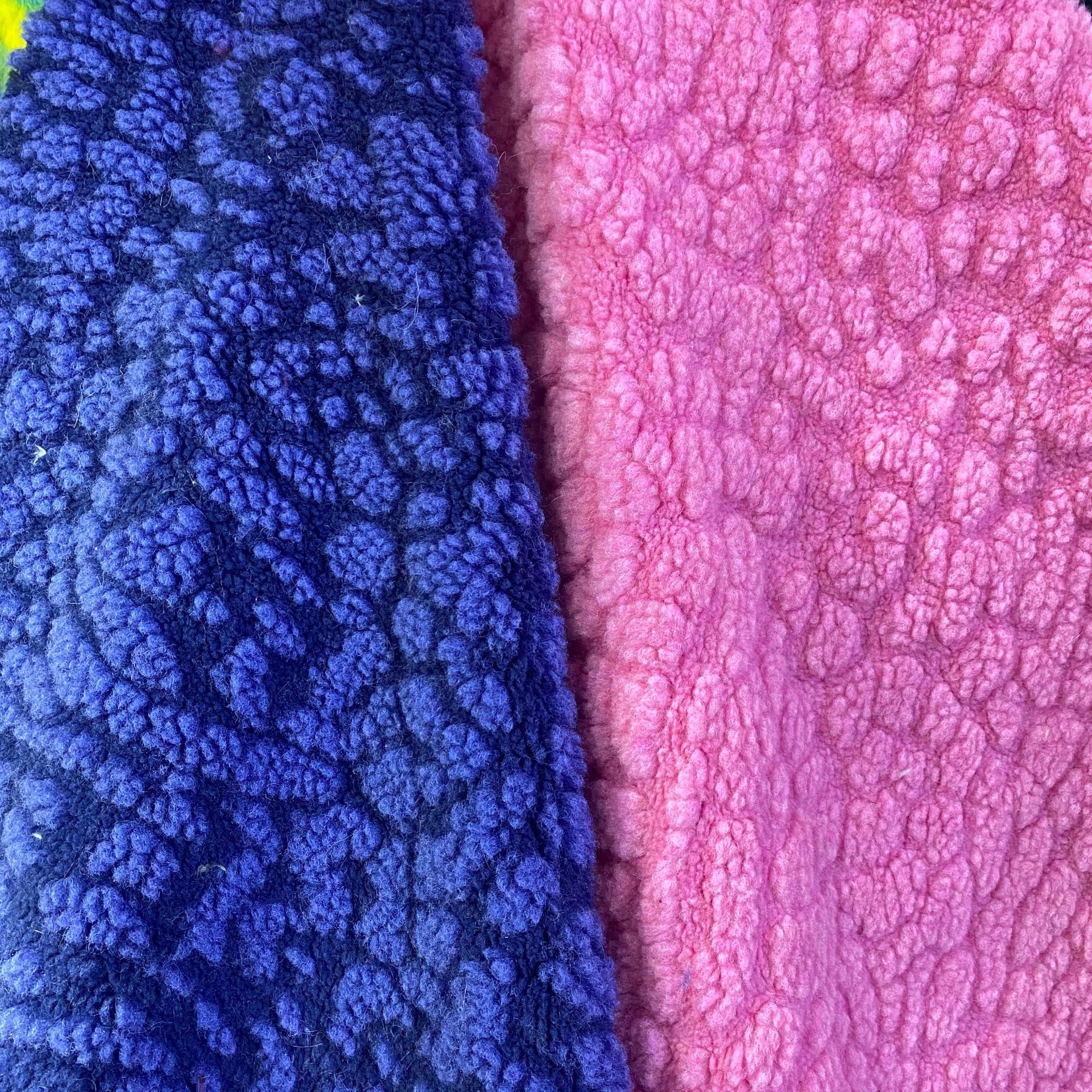 Jacquard flores de cordero Daisy sol camuflado colorido amor de cordero de grano pequeño Cashmere