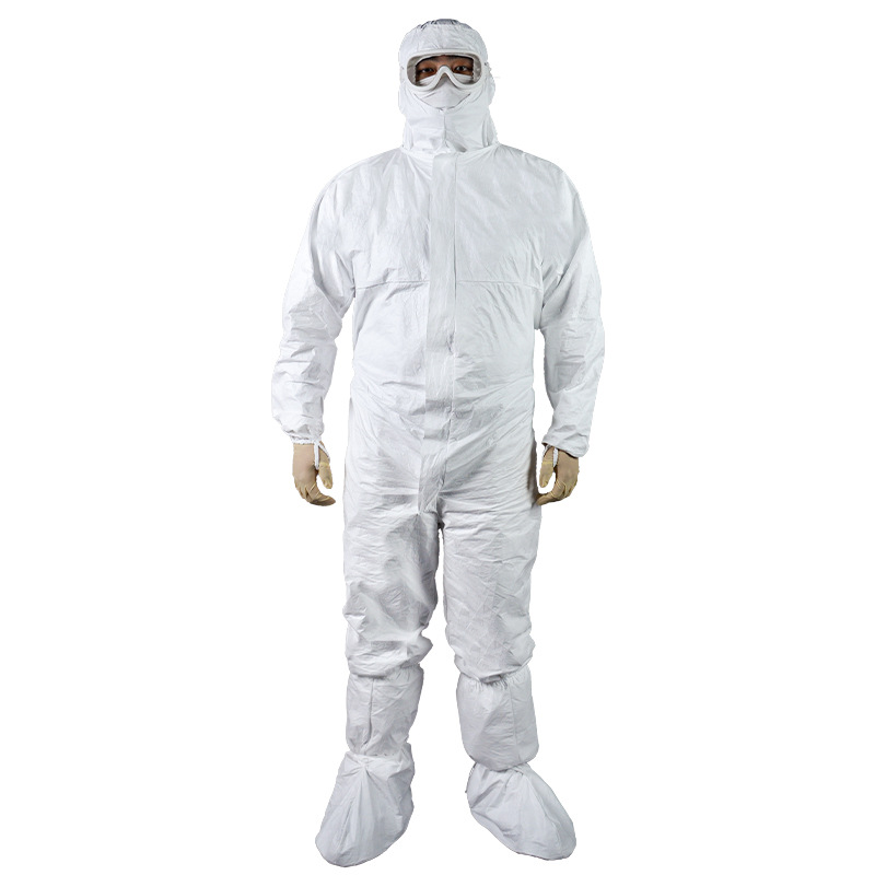 D级ISO8一次性洁净服K8M4四连体制药GMP生物实验室制药车间