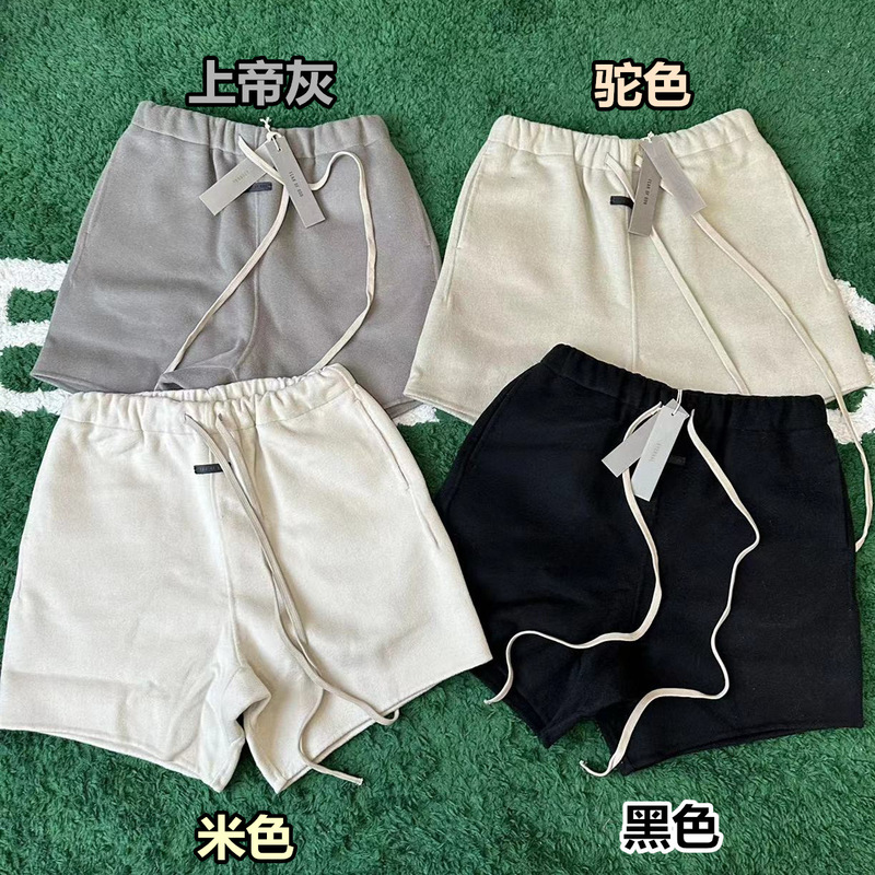 High Version Fog Main Line Eternal Eternal Loose Casual Woolen Trendy Brand High Street Shorts for Men and Women Couples
