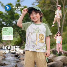 2025夏装休闲半袖上衣儿童短袖纯棉夏季薄款t恤婴儿衣服男童女童