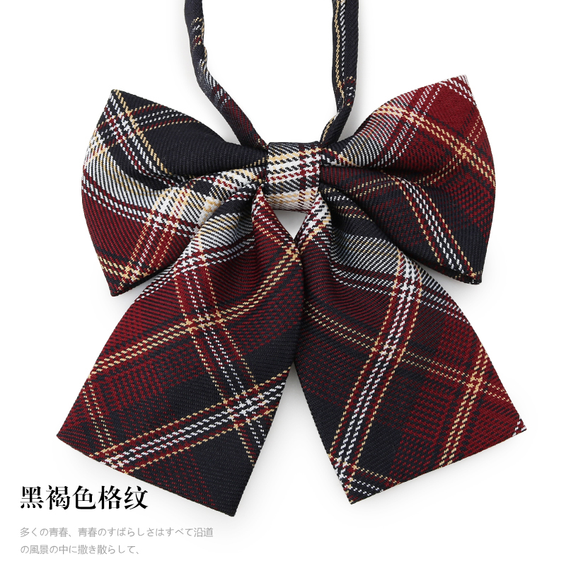 ↬↬↬다크 브라운 체크무늬 칼라 플라워 ↢ ↢ ↢