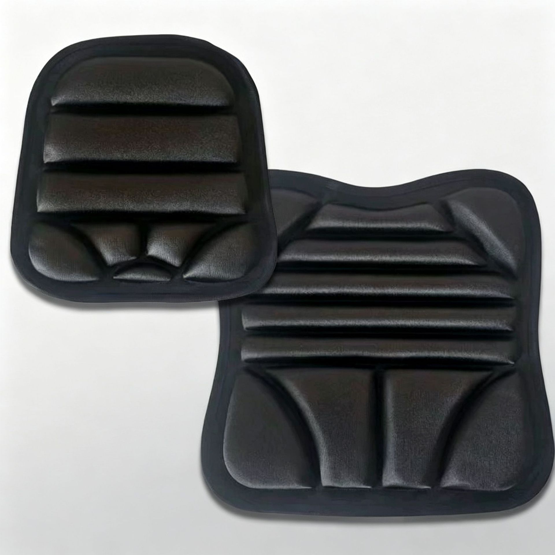 Motorcycle Ribbed Seat Cushion Cover 450clc Shock-Absorbing Electric Vehicle Seat Cushion Breathable Height-Increasing Motorcycle Rear Seat Cushion