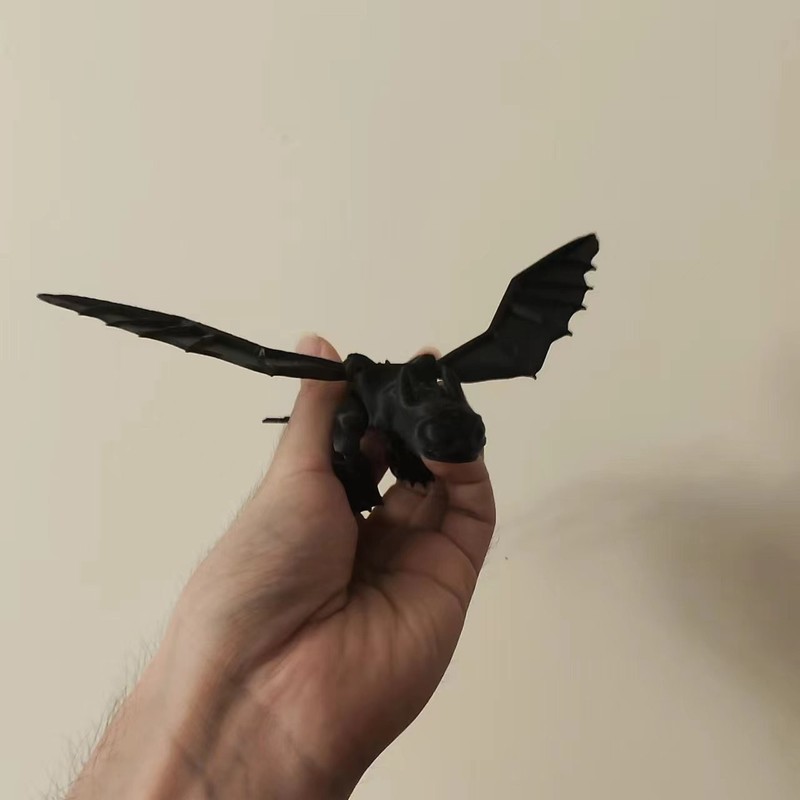 3D打印玩具跨境爆款驯龙高手办无牙仔光煞龙关节可动摆件玩具模型|undefined