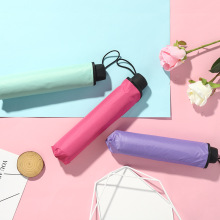 三折遇水开花创意潮流雨伞遮阳伞防晒防紫外线批发广告手动可定制